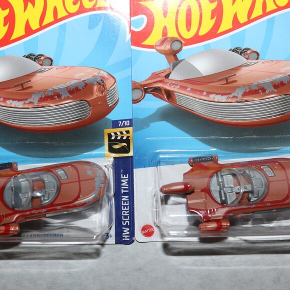 Hot Wheels lot of 2 Screentime x-34 landspeeder screentime 2021 - Picture 2 of 2